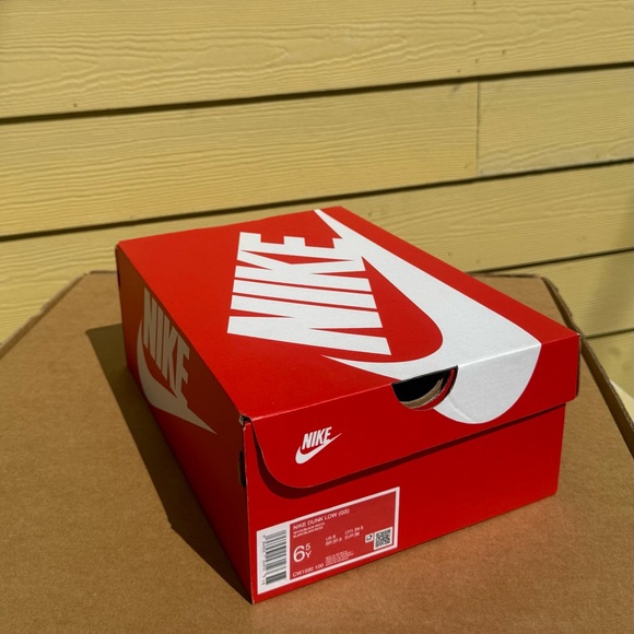 NIKE DUNK LOW (GS) white/black/white size 6.5y replacement shoe Box - Picture 1 of 6